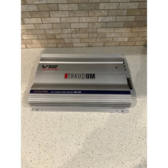 Alpine V12 MRV-F401 400 Watt 4/3/2 Channel Car Audio Amplifier - Picture 1 of 5